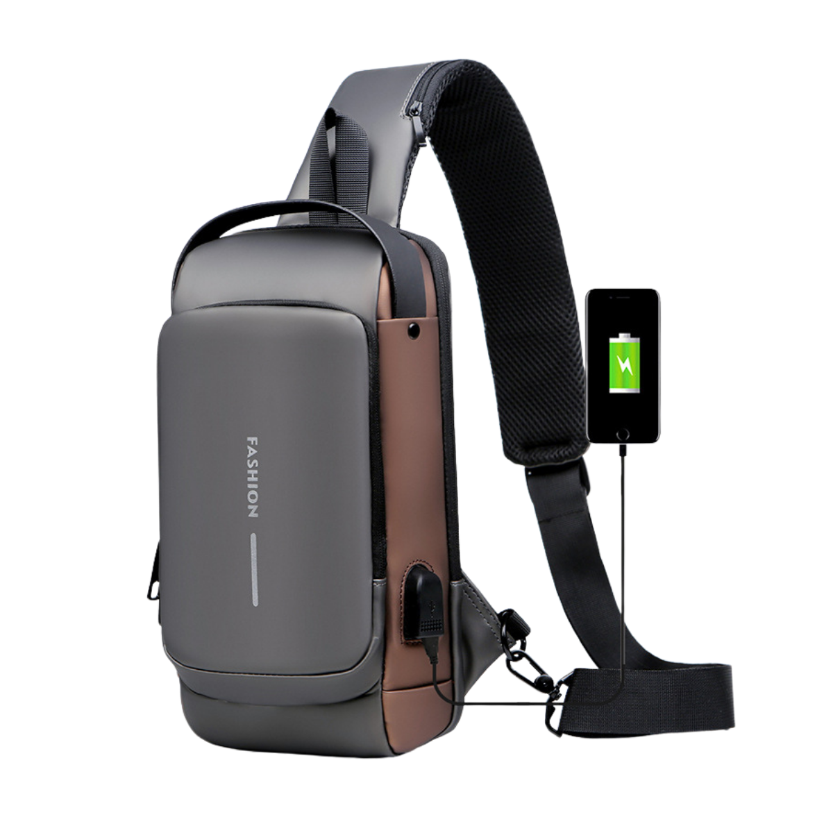 Anti-theft USB Charging Crossbody Bag