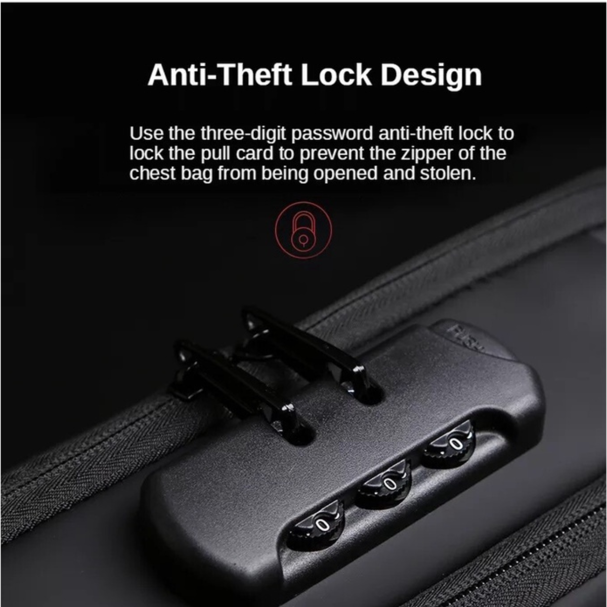 Anti-theft USB Charging Crossbody Bag