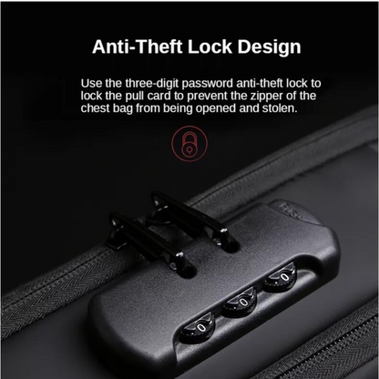 Anti-theft USB Charging Crossbody Bag