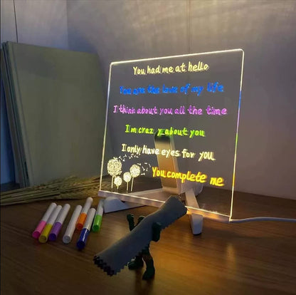 Acrylic LED Writing Board Projector for Kids