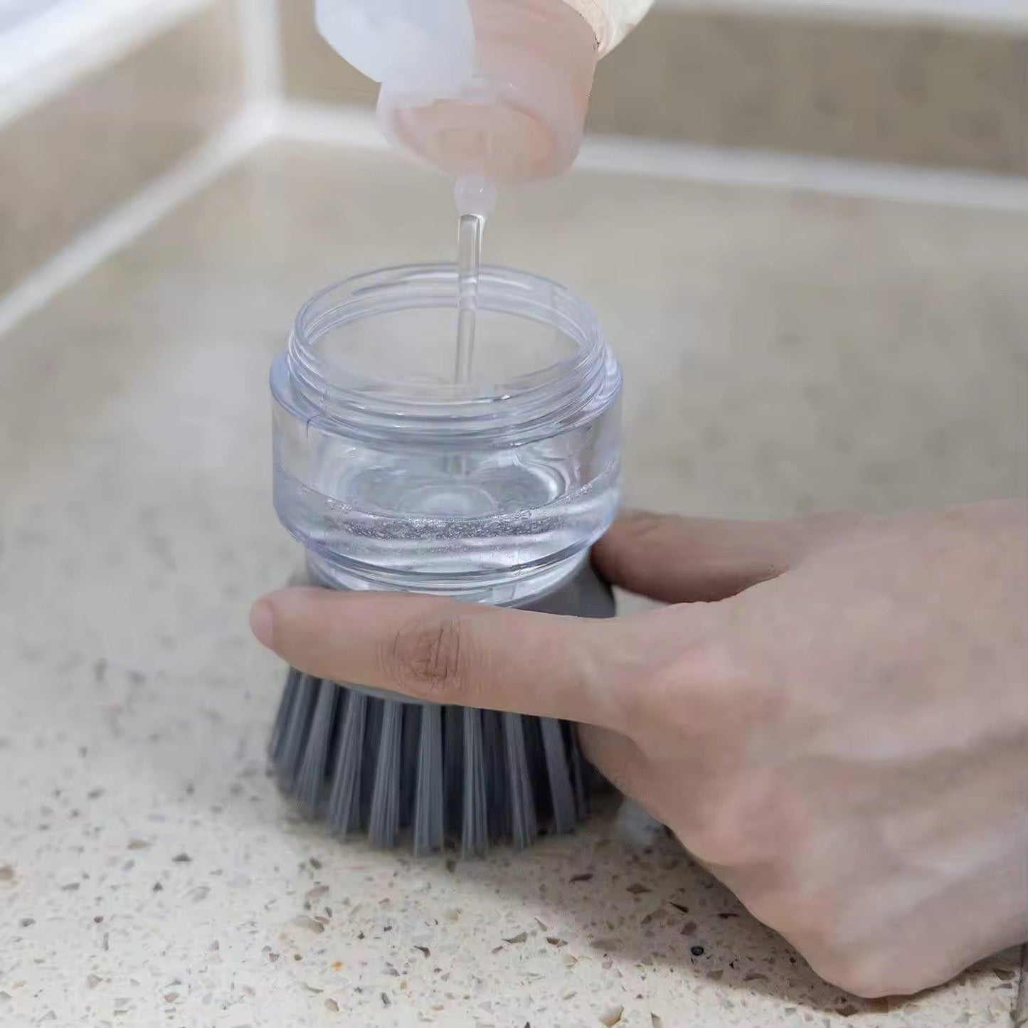 Automatic Kitchen Cleaning Smart Soap Brush