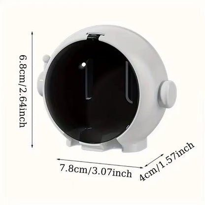 Astronaut Wall Mounted Tooth Brush Holder (Comes With Free Self Adhesive Wall Hook)