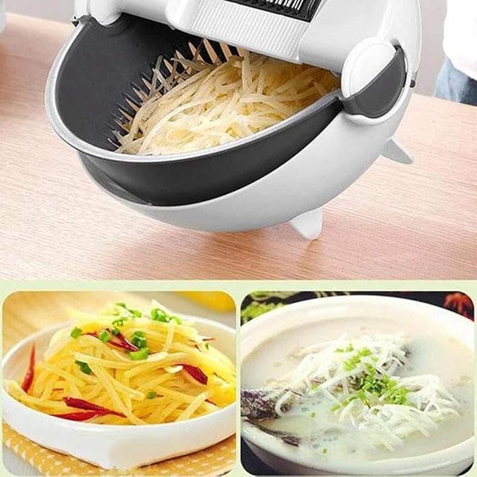 7 in 1 Multifunctional Vegetable Cutter with Drainer