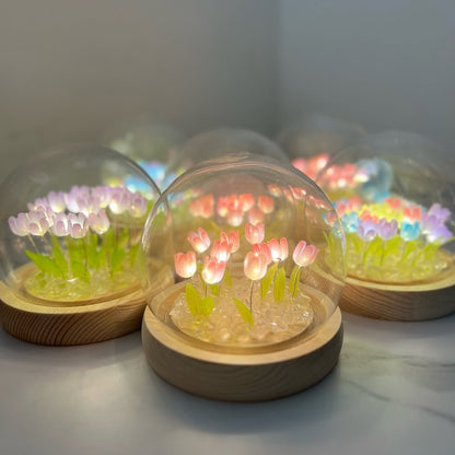 Tulip Night Lamp, DIY Flower Lamp
