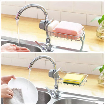 Stainless Steel Kitchen Faucet Rack