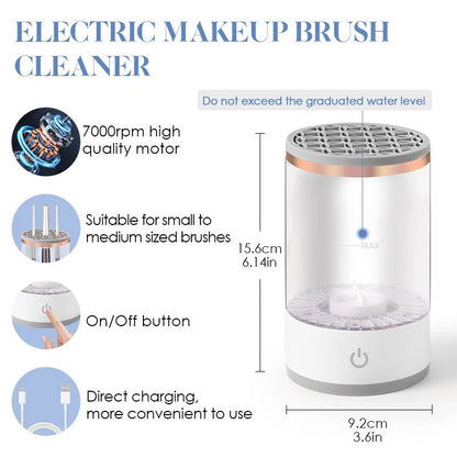 Electric Rechargeable Makeup Brush Cleaning Tool