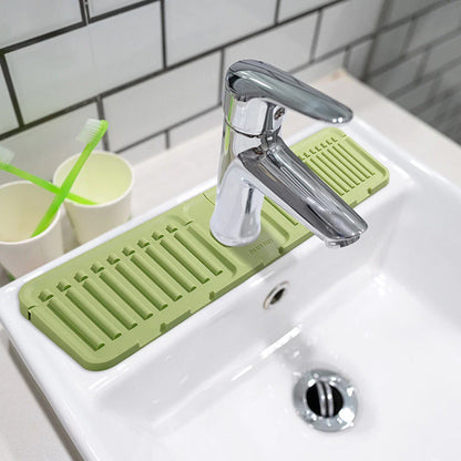 Silicon Faucet Mat, Sink Organizer